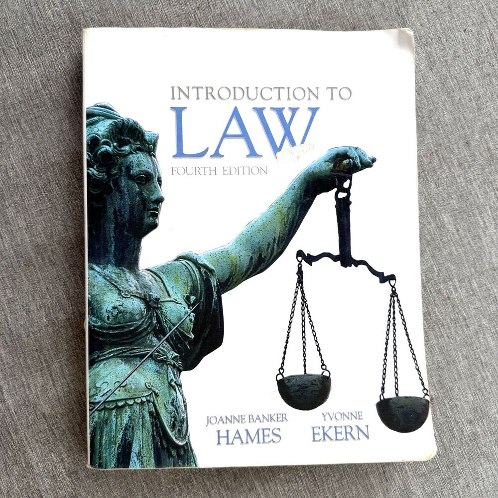 Introduction to Law by Yvonne Ekern and Joanne Banker Hames (2009, Trade...